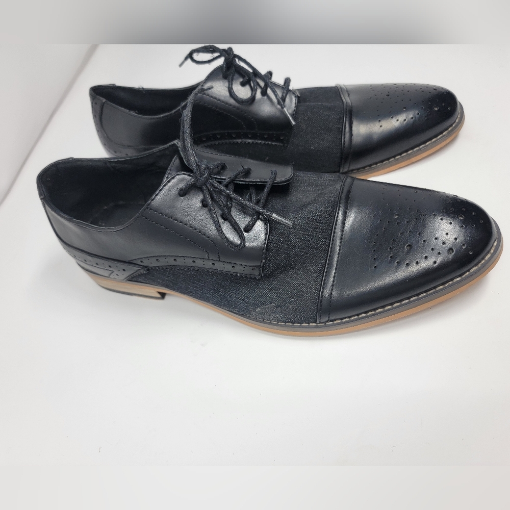 Men's XRay Size 13 Dress Oxfords a gray & black combo in excellent condition
